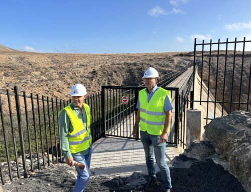 El Consejo Insular de Aguas de Lanzarote culmina las obras de adecuación y mejora de los elementos de seguridad de La Presa de Mala en el Municipio de Haría