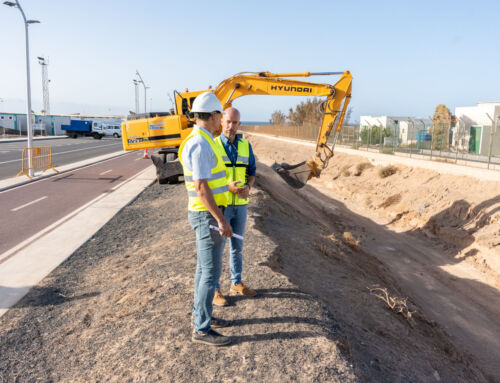 El Consejo Insular de Aguas de Lanzarote culmina la limpieza del tramo urbano del barranco de Guacimeta en Playa Honda en el municipio de San Bartolomé de Lanzarote